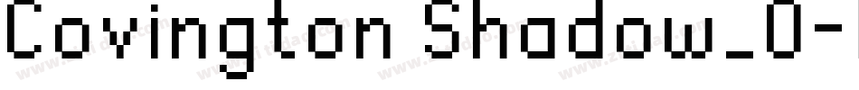 Covington Shadow_0字体转换